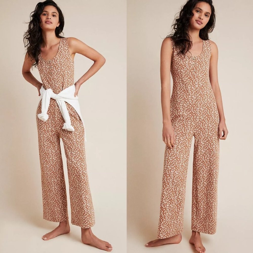 ANTHROPOLOGIE Saturday/Sunday Leopard Jumpsuit